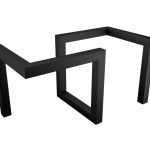 Pied en métal pour la table Geo
