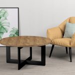 Pied de table Croix droite Côté L