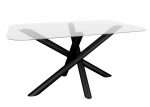 Pied de table avec plateau en verre Milan Tube M – Image 2