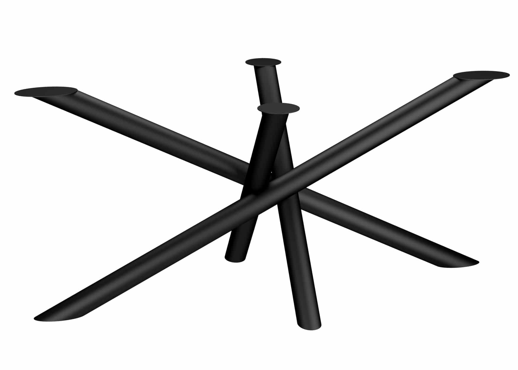 Pied de table Milan Tube L Pied de table Milan Tube L