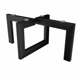 Pied pour table sous le plateau en verre Geo