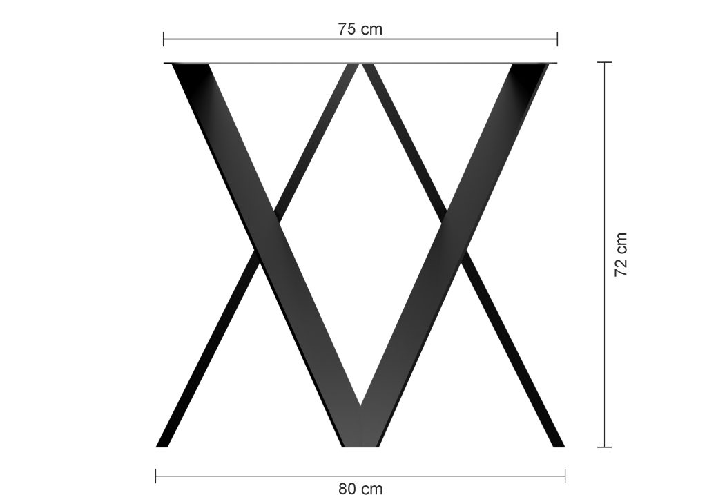 Piétement de table Vertex Loft – Image 3