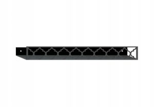 Półka metalowa łazienkowa Maroko II 42 cm