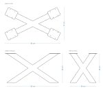 Pied en métal pour table Spider Heavy M – Image 3
