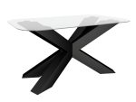Pied en métal pour table sous plateau en verre Spider Heavy M