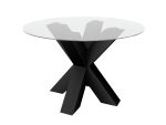 Pied en métal pour table sous le plateau en verre Spider Heavy S – Image 3