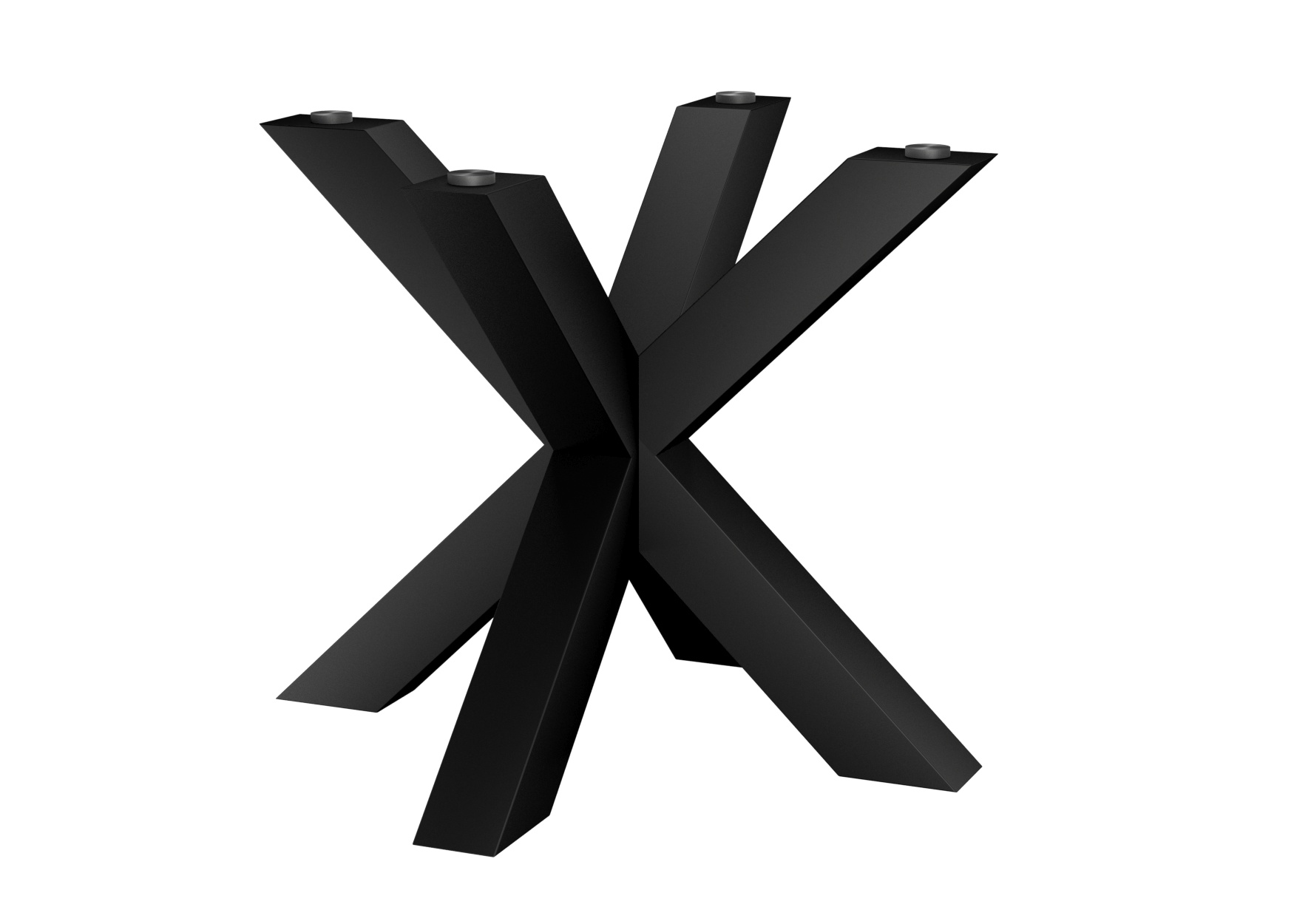 Pied en métal pour table sous le plateau en verre Spider Heavy S Pied en métal pour table sous le plateau en verre Spider Heavy S