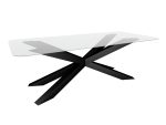 Pied de table en métal pour dessous de table en verre Spider Heavy XL – Image 4