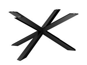 Pied de table en métal sous verre Spider Wide M