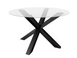 Pied en métal pour table sous le plateau en verre Spider Wide S – Image 4