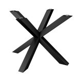 Pied en métal pour table sous le plateau en verre Spider Wide S
