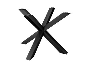 Pied en métal pour table sous le plateau en verre Spider Wide S