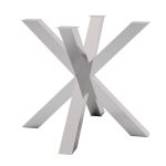 Pied de table en acier inoxydable chromé Pajak S