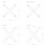 Base de table sous le plateau en verre Spider S – Image 4