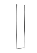 Porte serviette de plafond unique Long chromé XS – Image 2