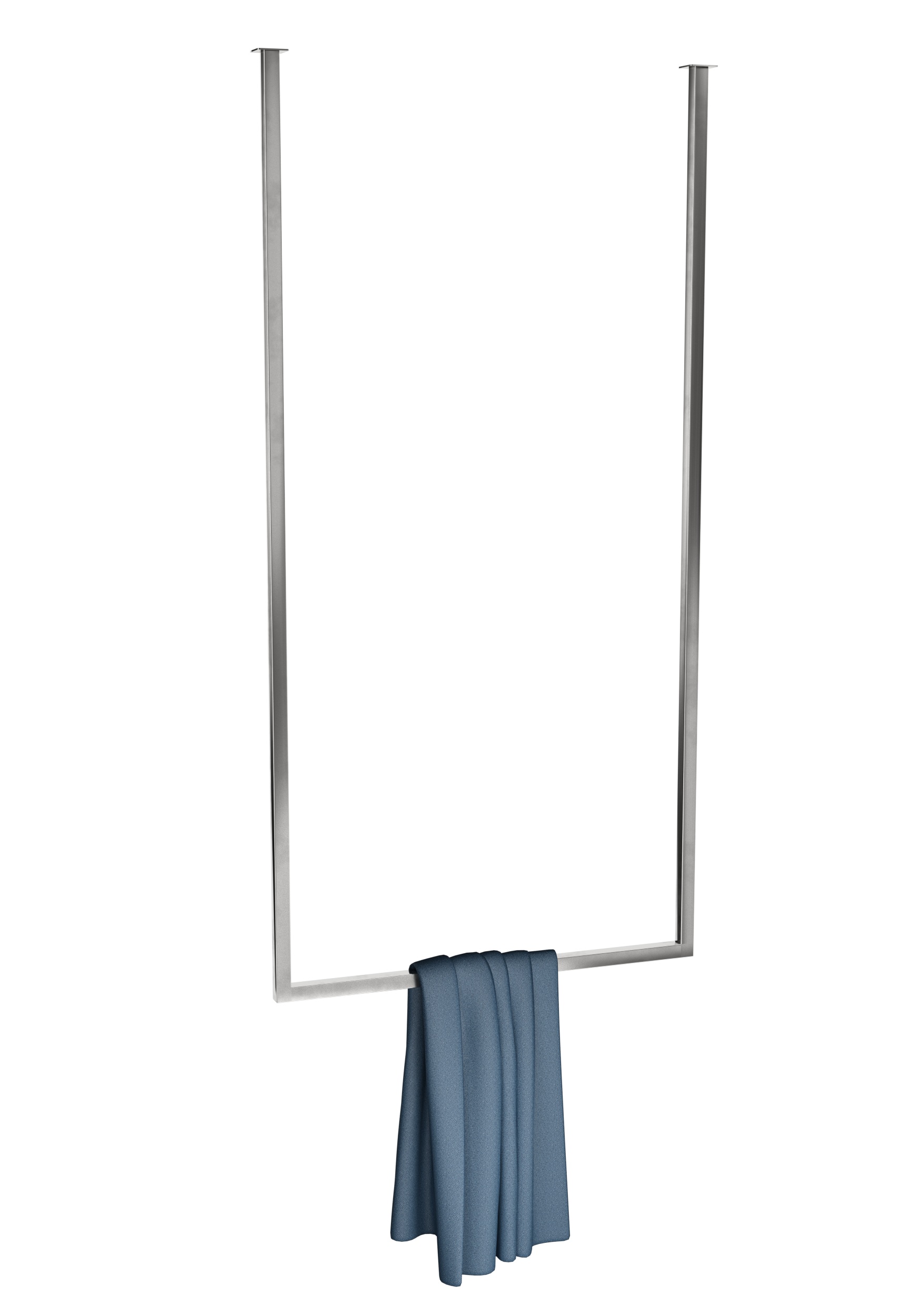 WS_NP_1_60cm_M_rend1 Porte serviette de plafond unique chromé M – Image 1