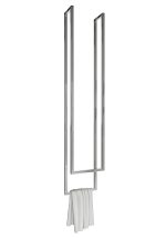 Porte serviette de plafond double acier inoxydable chromé XS