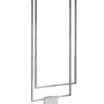 Porte serviette de plafond double acier inoxydable chromé M