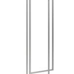 Porte serviette de plafond double acier inoxydable rectifiée S