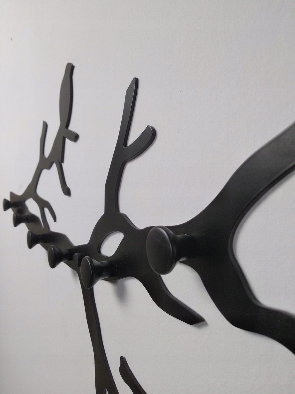 Patère murale en métal Branche WIE112 80 cm – Image 2