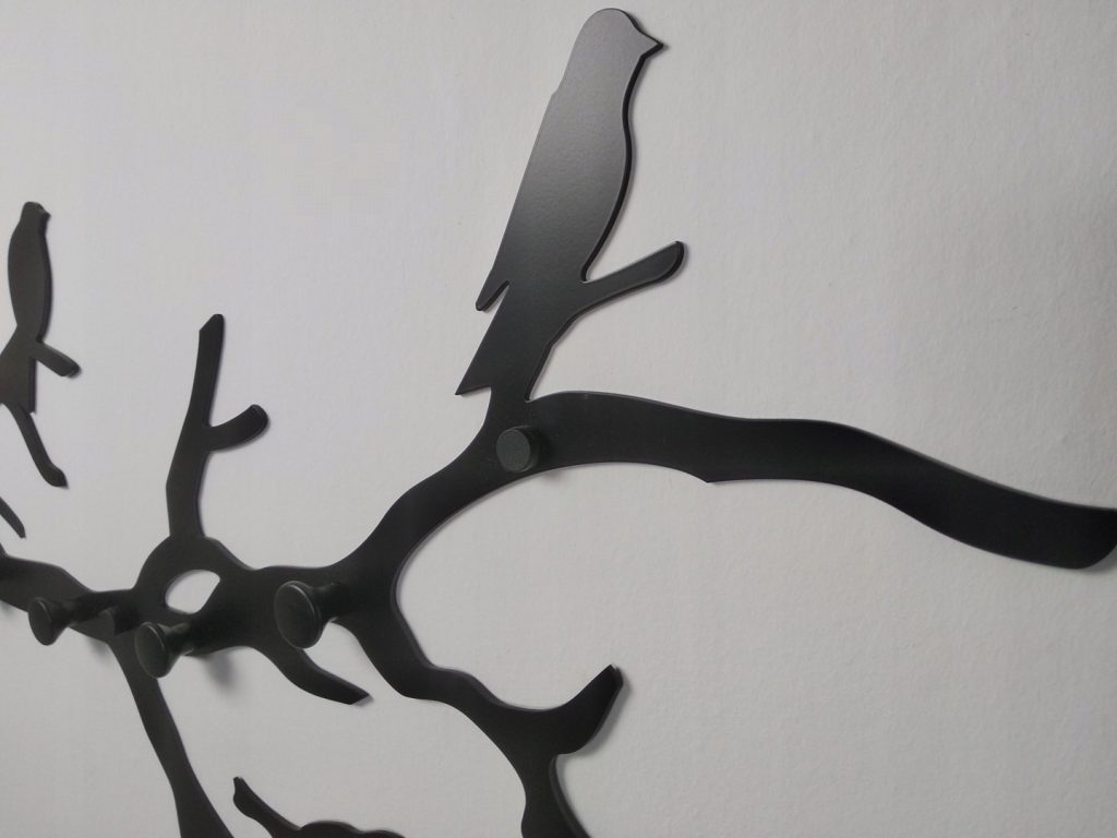 Patère murale en métal Branche WIE112 80 cm – Image 4