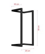 Porte serviette mural Loft 50 cm – Image 3