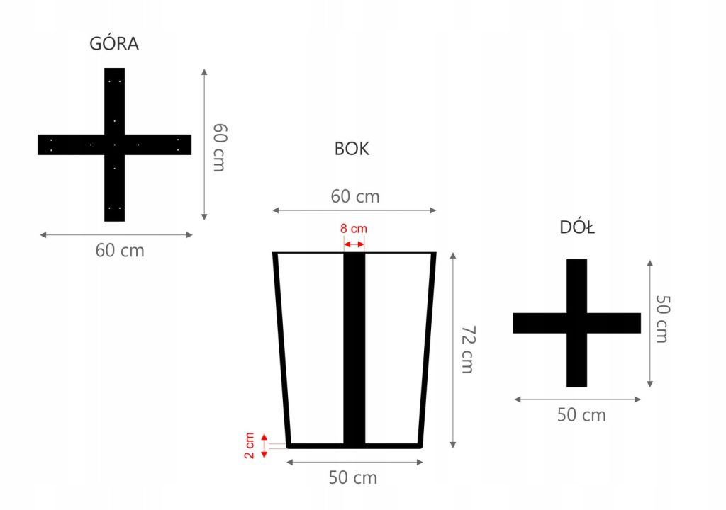 Pied de table Tectum M – Image 3