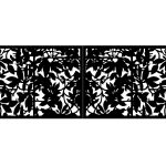 Portail battant Aurora 400×150 cm