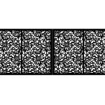 Portail battant Nicola 400×150 cm