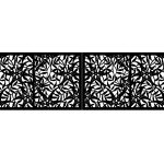 Portail battant Zina 400×120 cm