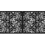 Portail battant Zina 400×170 cm