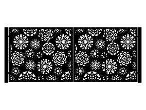 Portail battant Valeria 400×170 cm