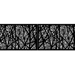 Portail battant Margarita 400×120 cm