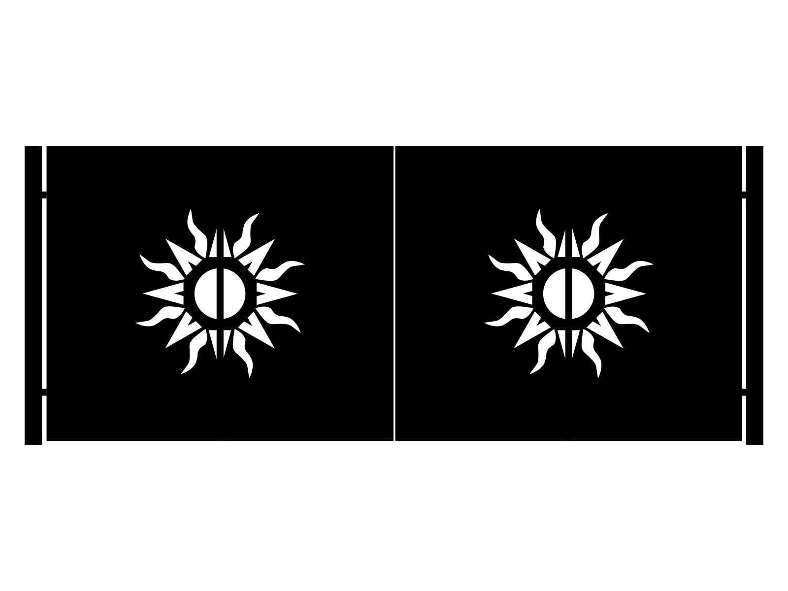 bds000-bot29-170-cza Portail battant Gaia 400×170 cm – Image 1