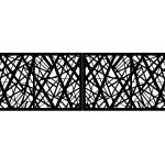 Portail battant Eva 400×120 cm