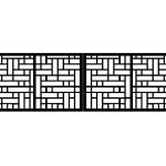 Portail battant Claudia 400×120 cm