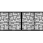 Portail battant Claudia 400×150 cm