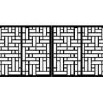 Portail battant Claudia 400×170 cm