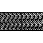 Portail battant Luisa 400×150 cm