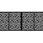 Portail battant Sienna 400×150 cm