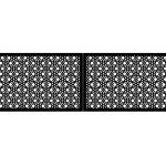 Portail battant Etta 400×120 cm