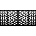 Portail battant Perla 400×150 cm