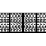 Portail battant Gianna 400×150 cm