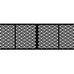 Portail battant Giulia 400×120 cm