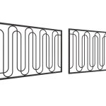 Portail battant Aria 400×135 cm