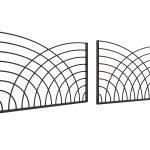Portail battant Allegra 400×135 cm