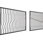 Portail battant Marissa 400×135 cm