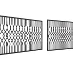 Portail battant Rosalia 400×135 cm
