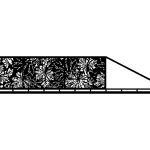 Portail coulissant Vivian 400×120 cm