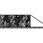 Portail coulissant Viviana 600×150 cm